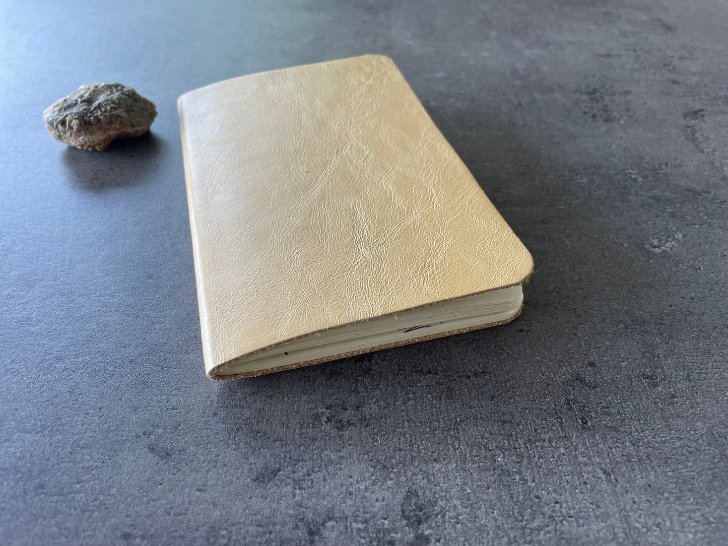Handmade Pocket Leather Notebook | Reclaimed Italian Leather Journal