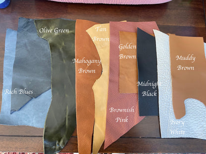 Zen Scribbles Leather Journal Subscription — Handmade Reclaimed Italian Leather Notebook, Choose Your Colors
