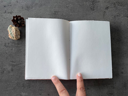 Handmade Pink Leather Journal: Soft Cover, Premium Italian Full Grain Leather