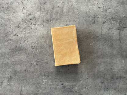 Handmade Suede Pocket Notebook: Thick Cotton Paper, Small Journal