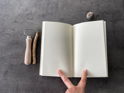 Handmade Italian Nubuck Leather Notebook – A5 (Limited Edition) | Reclaimed Leather | Velvety Soft