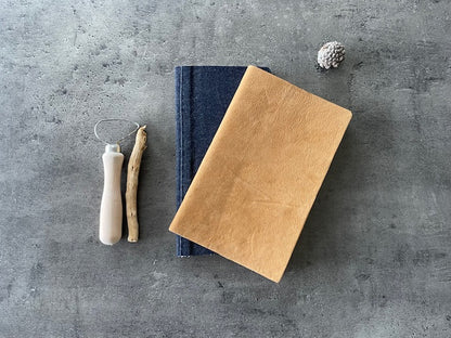 Handmade Italian Nubuck Leather Notebook – A5 (Limited Edition) | Reclaimed Leather | Velvety Soft