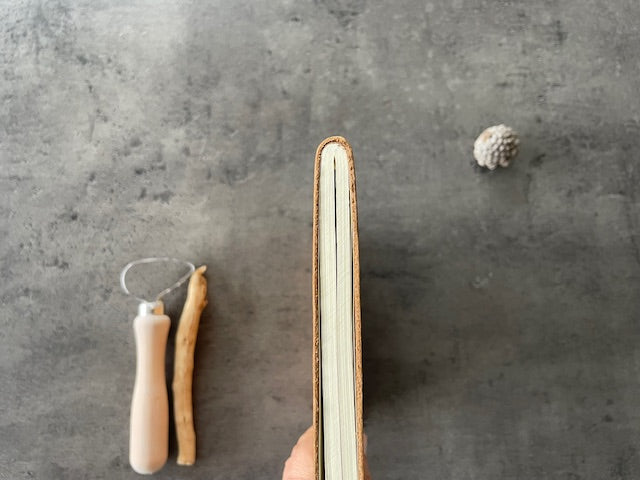 Handmade Italian Nubuck Leather Notebook – A5 (Limited Edition) | Reclaimed Leather | Velvety Soft