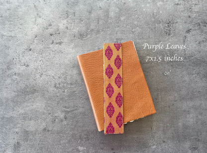 Handmade Silk Bookmarks – Crafted from Vintage Indian Silk